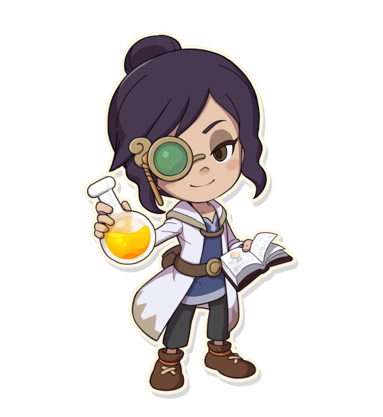 Official Alchemist Life character artwork from Fantasy Life i