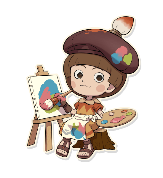 Official Artist Life character artwork from Fantasy Life i