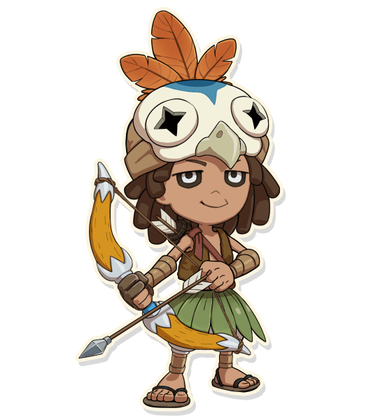 Official Hunter Life character artwork from Fantasy Life i