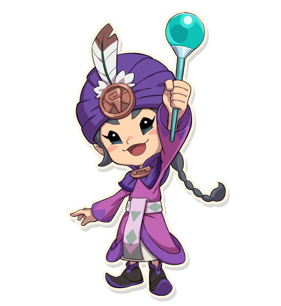 Official Magician Life character artwork from Fantasy Life i