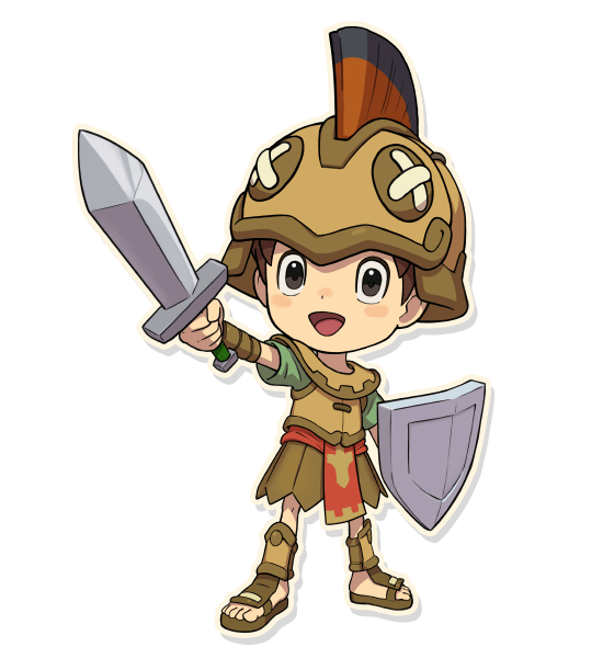 Official Paladin Life character artwork from Fantasy Life i
